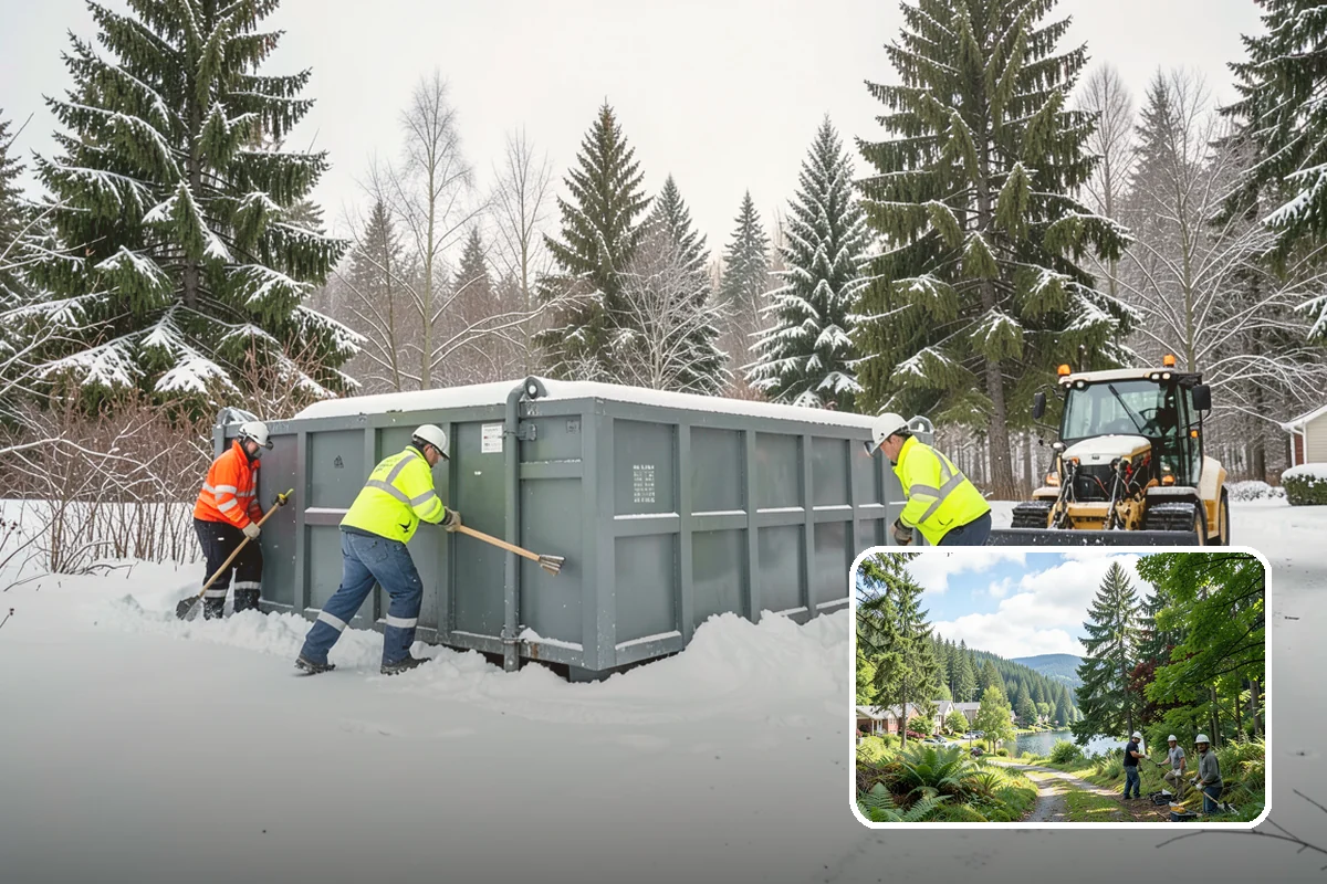 Parking Lot Sanding in Lake Forest Park, King County, WA - Immediate traction on packed snow and ice