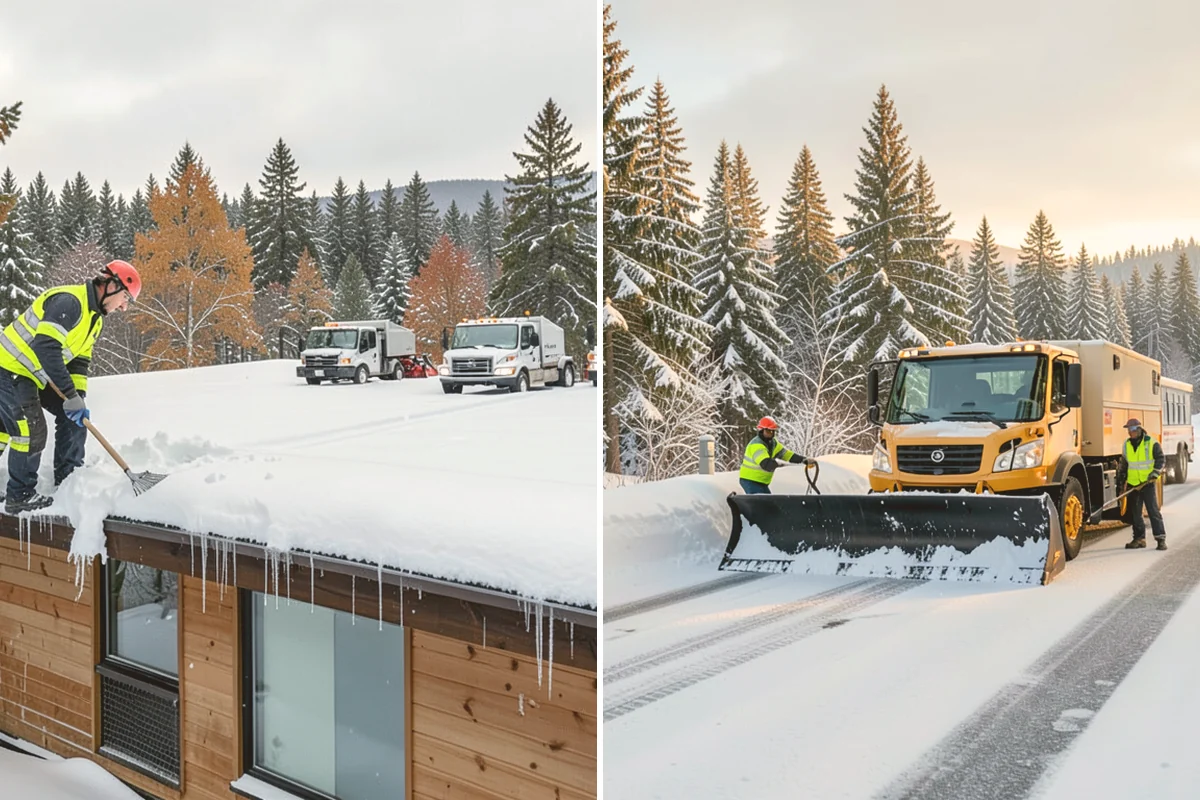 Parking Lot Sanding in Langley, Island County, WA - We check pavement temperatures against deicer thresholds