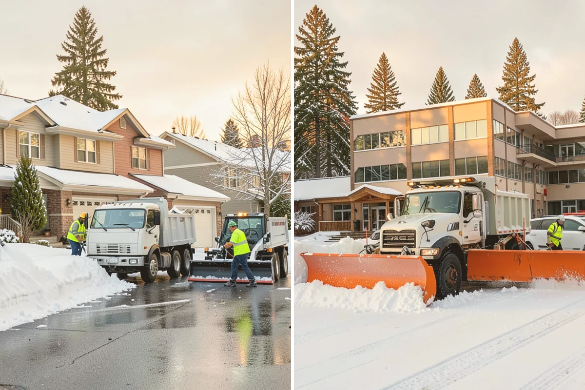 Parking Lot Sanding in Lynnwood, Snohomish County, WA - We check pavement temperatures against deicer thresholds