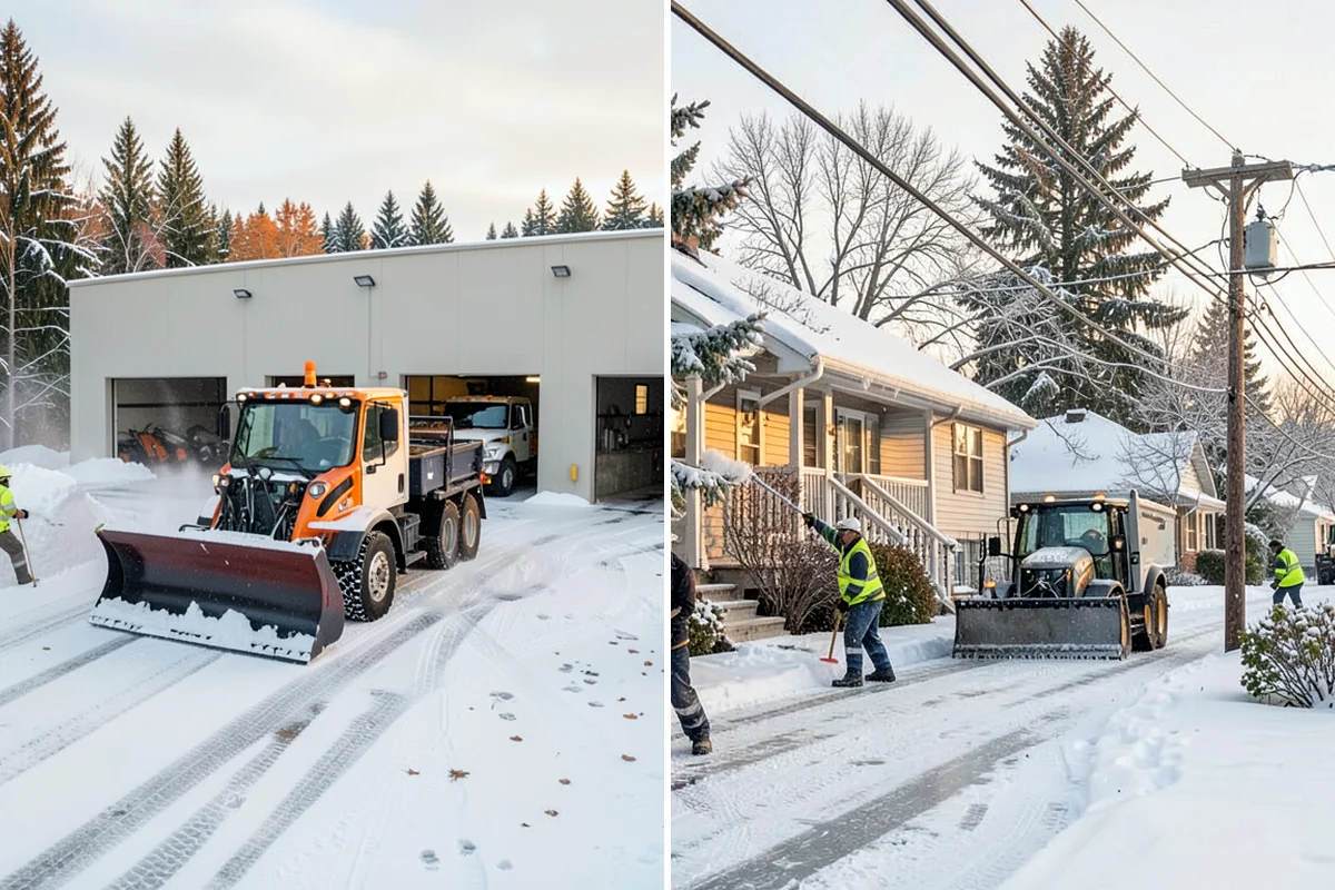 Parking Lot Sanding in Maple Valley, King County, WA - We check pavement temperatures against deicer thresholds