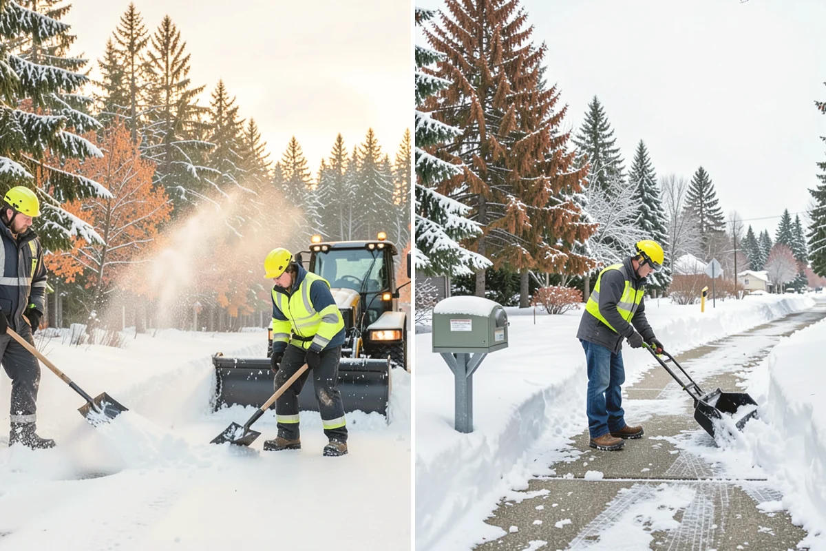 Parking Lot Sanding in Mill Creek, Snohomish County, WA - We check pavement temperatures against deicer thresholds