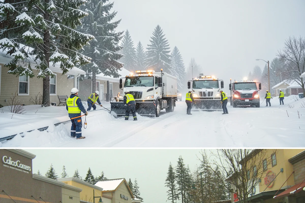Parking Lot Sanding in Mill Creek, Snohomish County, WA - Sanding is most needed during deep-cold snaps from December through early February.