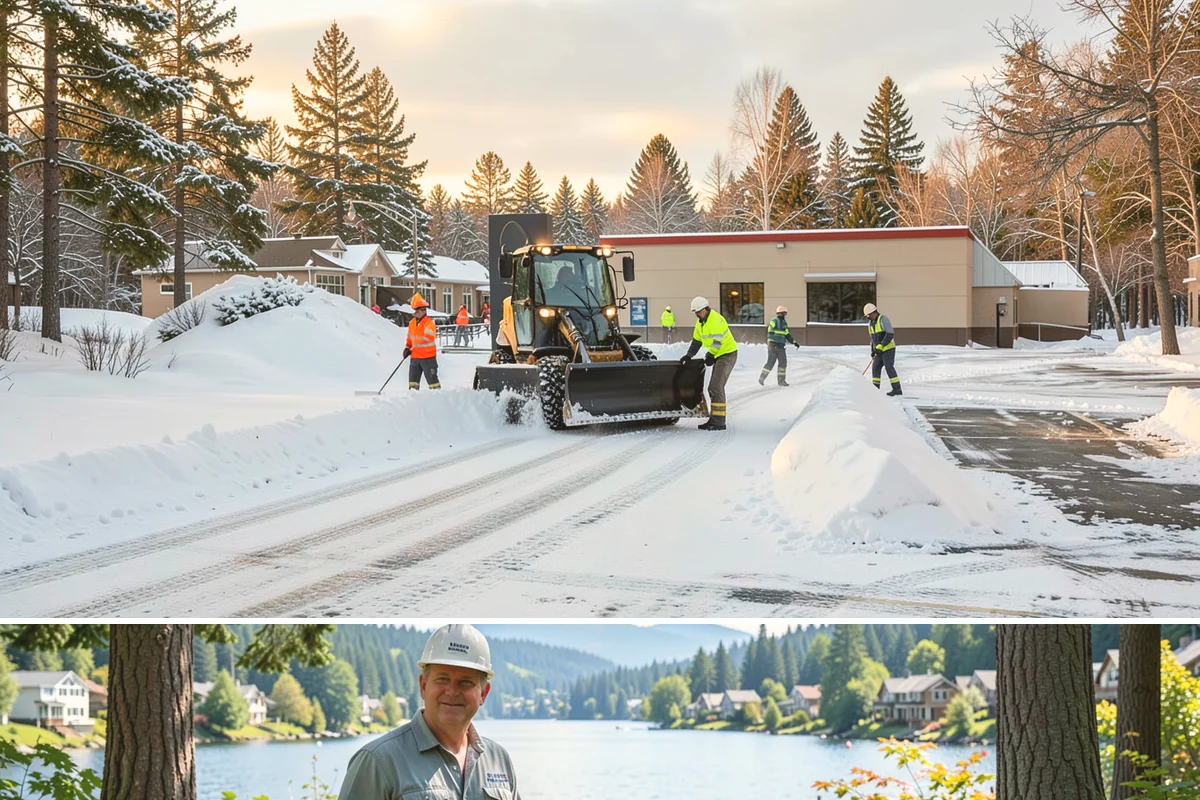 Parking Lot Sanding in Milton, King County, WA - Sanding is most needed during deep-cold snaps from December through early February.