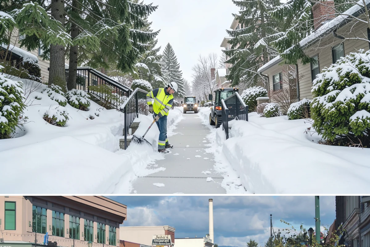 Parking Lot Sanding in Monroe, Snohomish County, WA - Sanding is most needed during deep-cold snaps from December through early February.