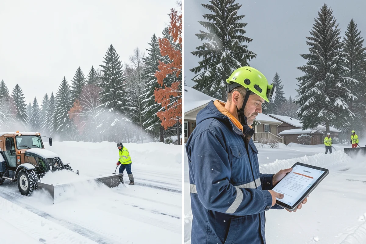 Parking Lot Sanding in Mukilteo, Snohomish County, WA - We check pavement temperatures against deicer thresholds