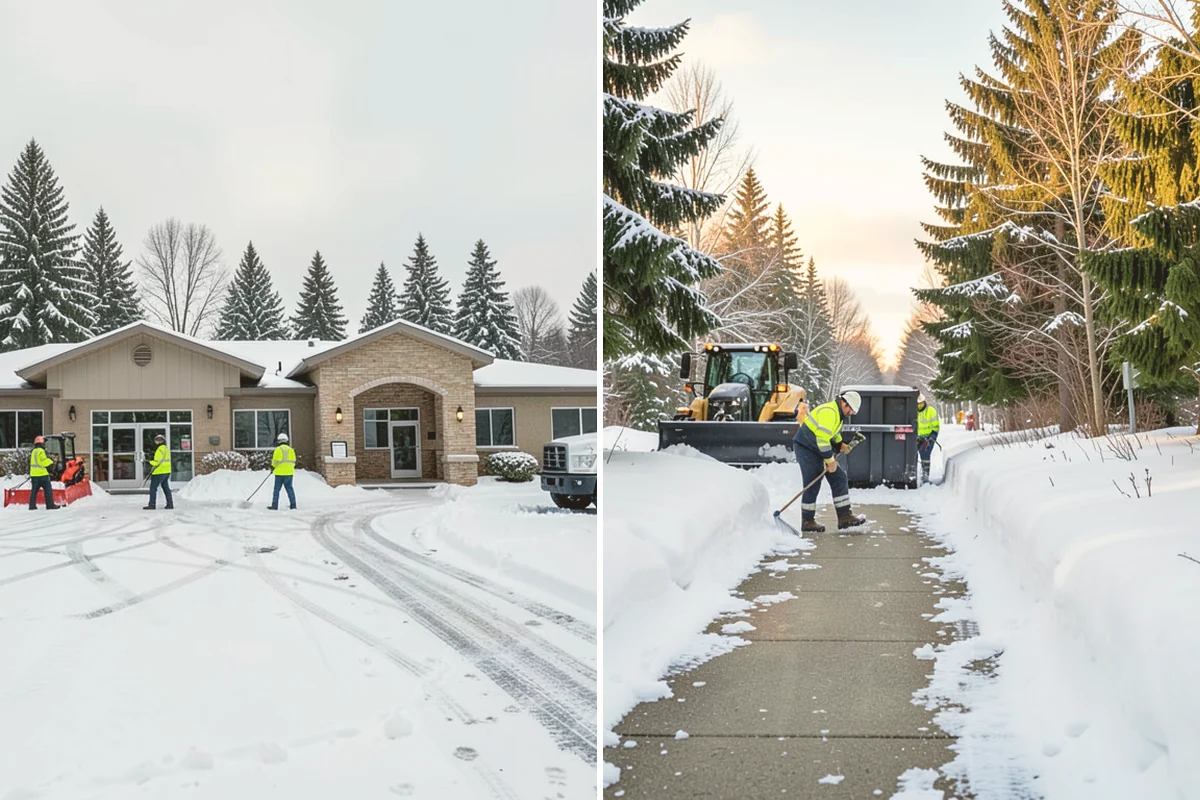Parking Lot Sanding in Newcastle, King County, WA - We check pavement temperatures against deicer thresholds