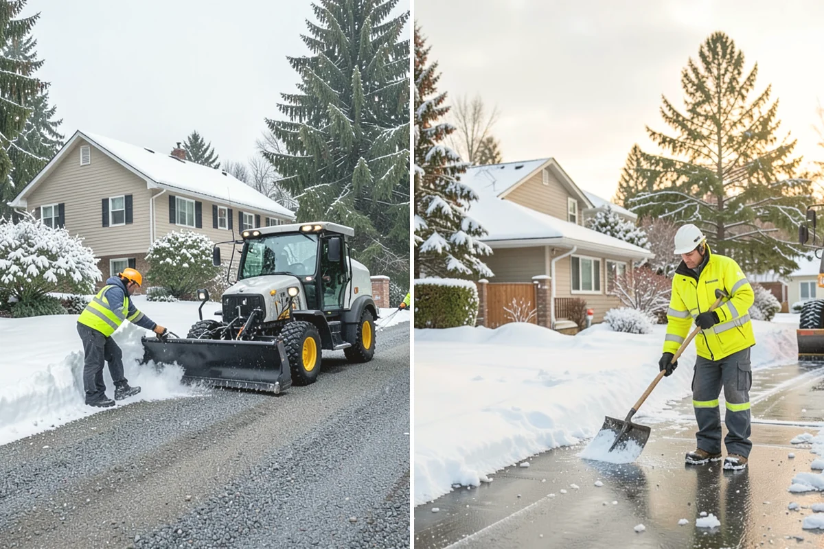 Parking Lot Sanding in Oak Harbor, Island County, WA - We check pavement temperatures against deicer thresholds
