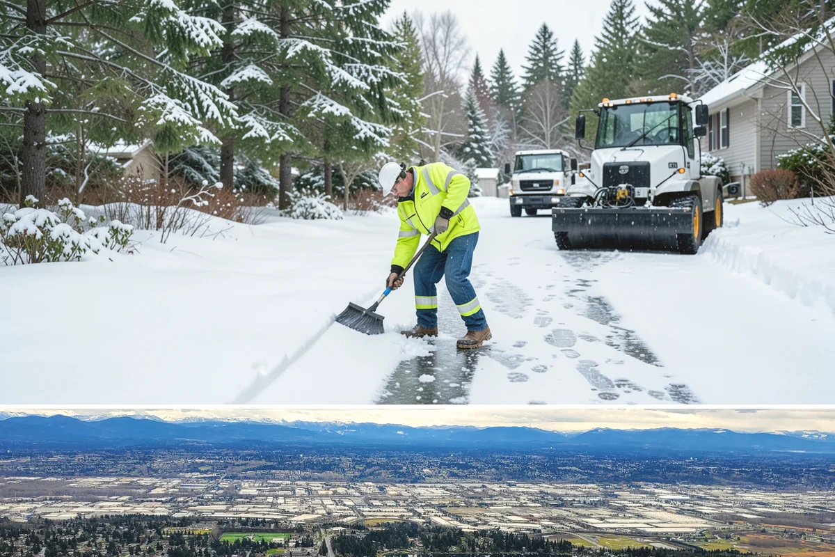 Parking Lot Sanding in SeaTac, King County, WA - Sanding is most needed during deep-cold snaps from December through early February.