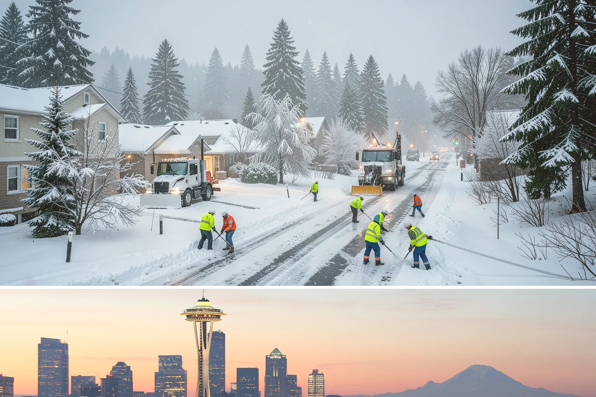 Parking Lot Sanding in Seattle, King County, WA - Sanding is most needed during deep-cold snaps from December through early February.