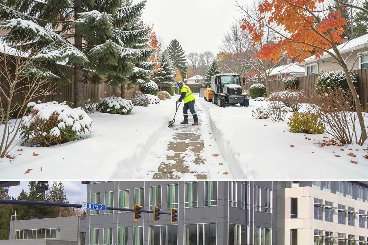 Parking Lot Sanding in Shoreline, King County, WA - Sanding is most needed during deep-cold snaps from December through early February.