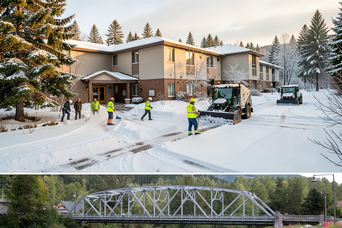 Parking Lot Sanding in Skykomish, King County, WA - Sanding is most needed during deep-cold snaps from December through early February.