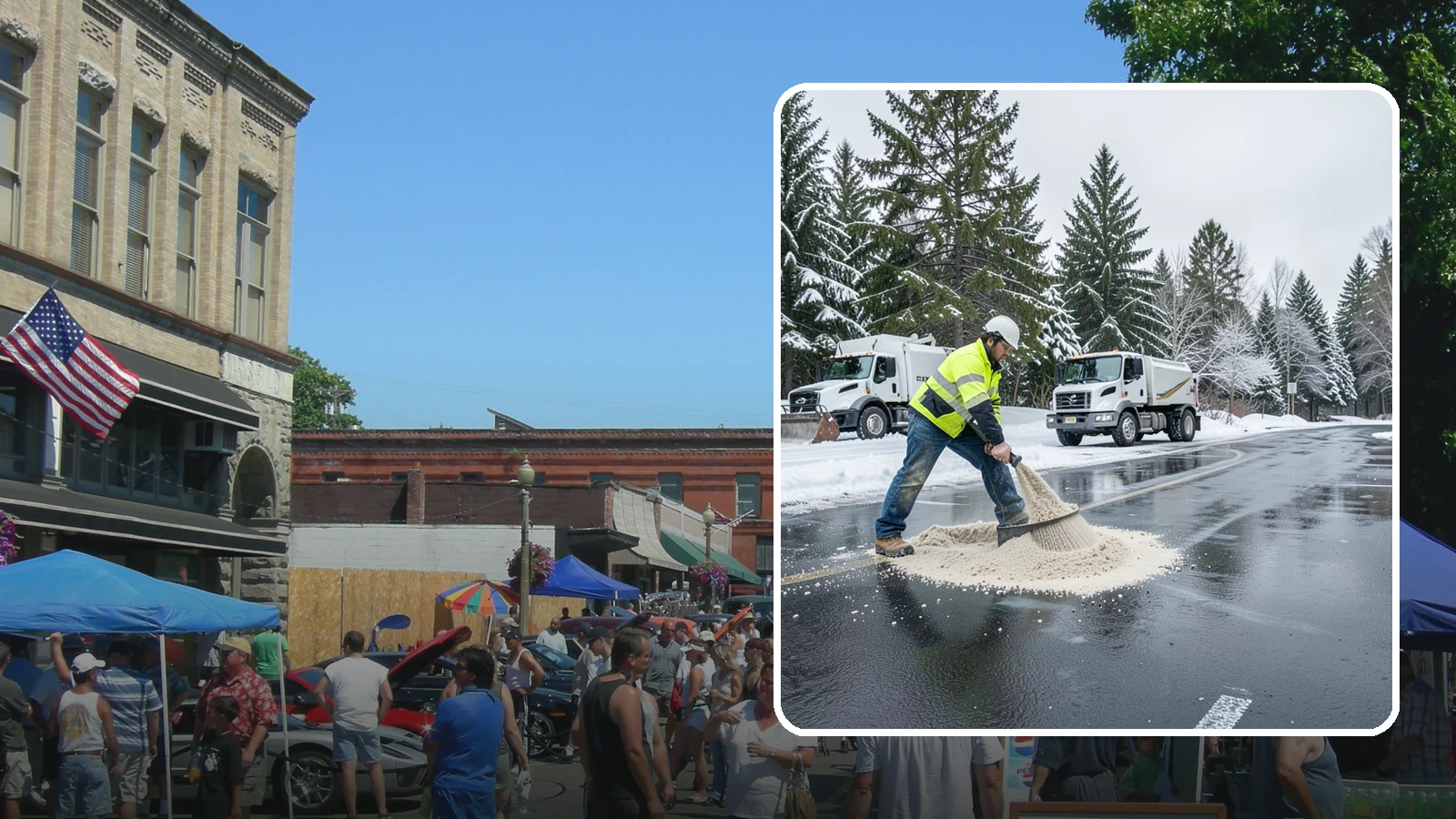 Parking Lot Sanding in Snohomish, Snohomish County, WA - When temperatures fall too low for salt to work, we spread sand to restore traction across your lot.