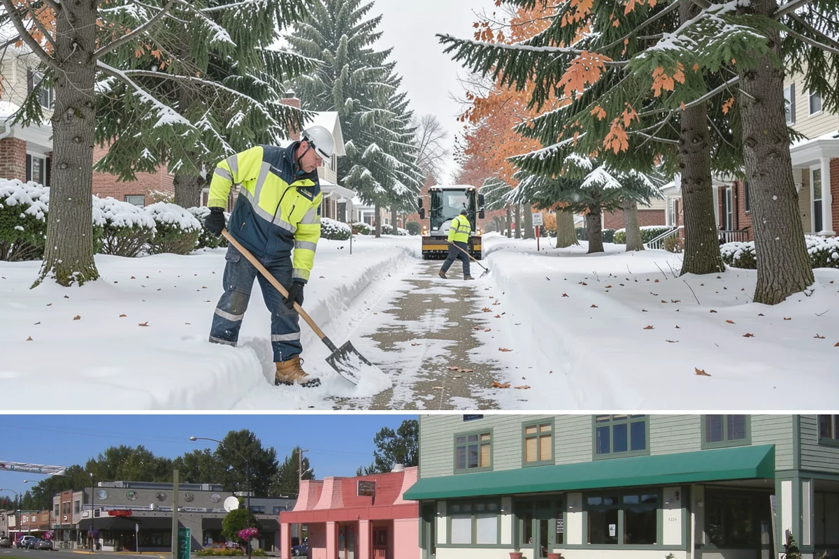 Parking Lot Sanding in Snoqualmie, King County, WA - Sanding is most needed during deep-cold snaps from December through early February.