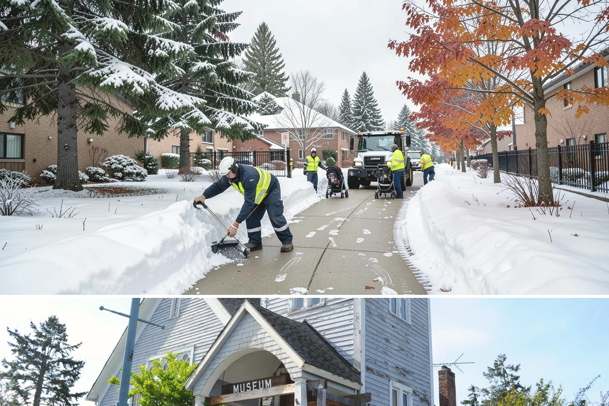 Parking Lot Sanding in Steilacoom, Pierce County, WA - Sanding is most needed during deep-cold snaps from December through early February.