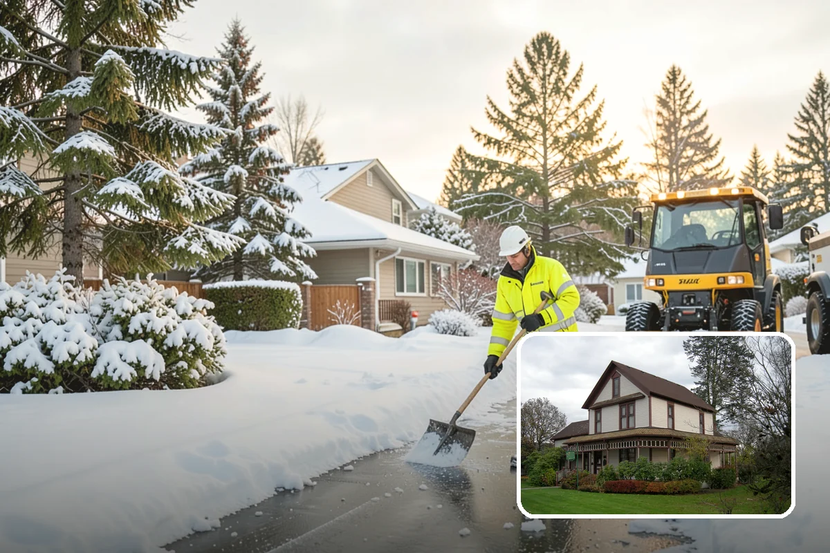 Parking Lot Sanding in Sumner, Pierce County, WA - Immediate traction on packed snow and ice