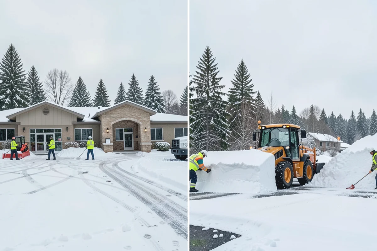 Parking Lot Sanding in Sumner, Pierce County, WA - We check pavement temperatures against deicer thresholds