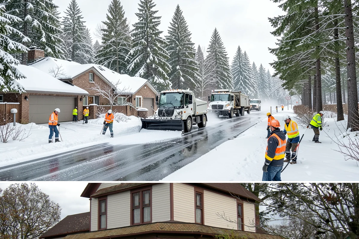 Parking Lot Sanding in Sumner, Pierce County, WA - Sanding is most needed during deep-cold snaps from December through early February.