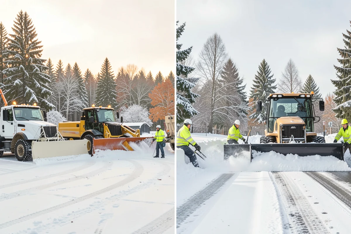 Parking Lot Sanding in University Place, Pierce County, WA - We check pavement temperatures against deicer thresholds