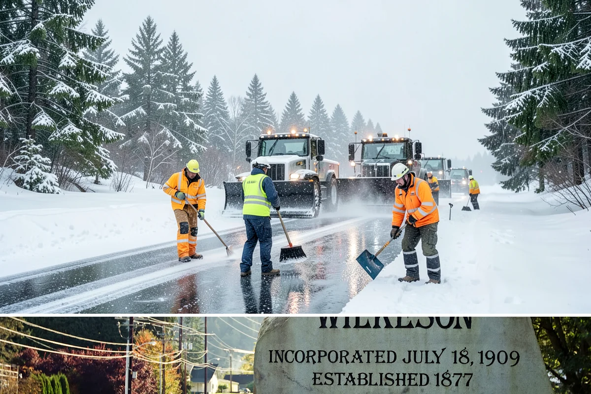 Parking Lot Sanding in Wilkeson, Pierce County, WA - Sanding is most needed during deep-cold snaps from December through early February.