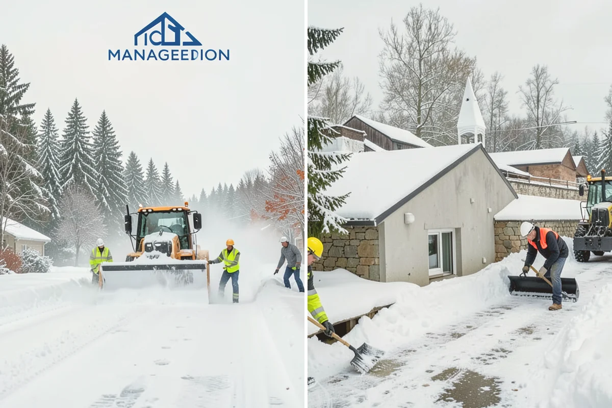 Parking Lot Snow Hauling in Algona, King County, WA - We assess pile volume and available loading access