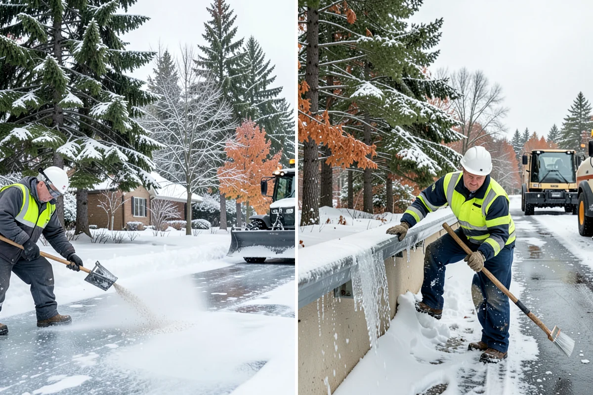 Parking Lot Snow Hauling in Arlington, Snohomish County, WA - We assess pile volume and available loading access