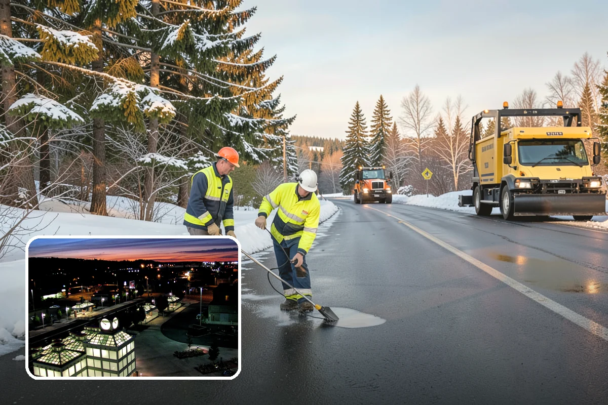 Parking Lot Snow Hauling in Auburn, King County, WA - Recovers stalls lost to oversized piles