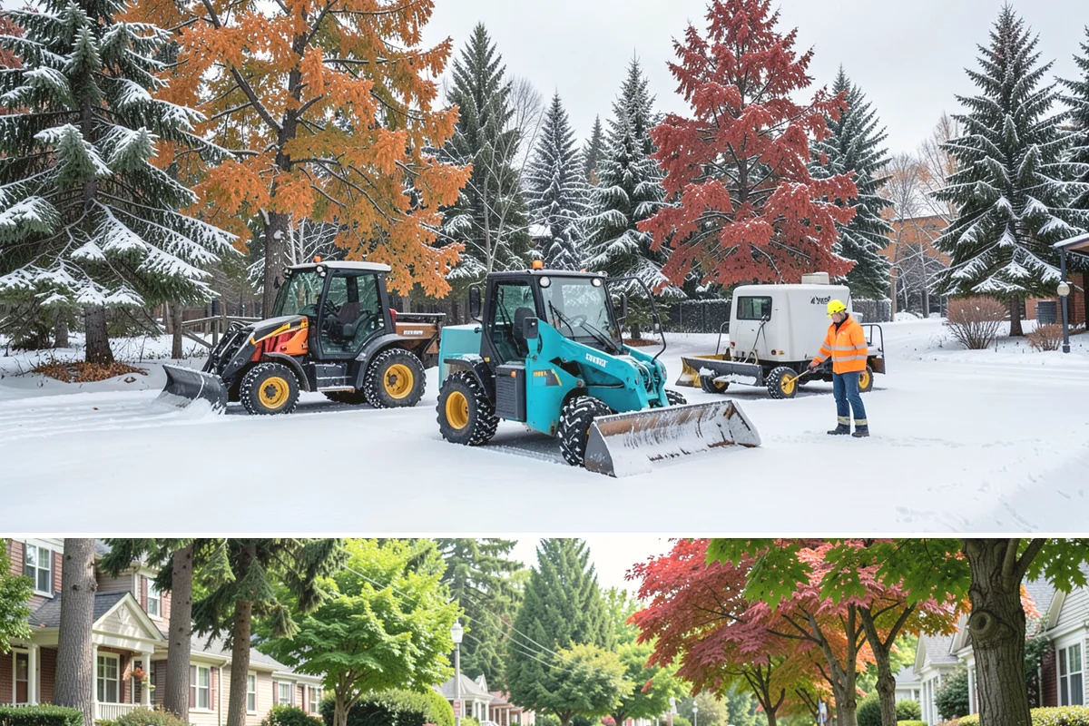 Parking Lot Snow Hauling in Beaux Arts Village, King County, WA - Hauling is needed after heavy or repeated storms, most often in January and February.