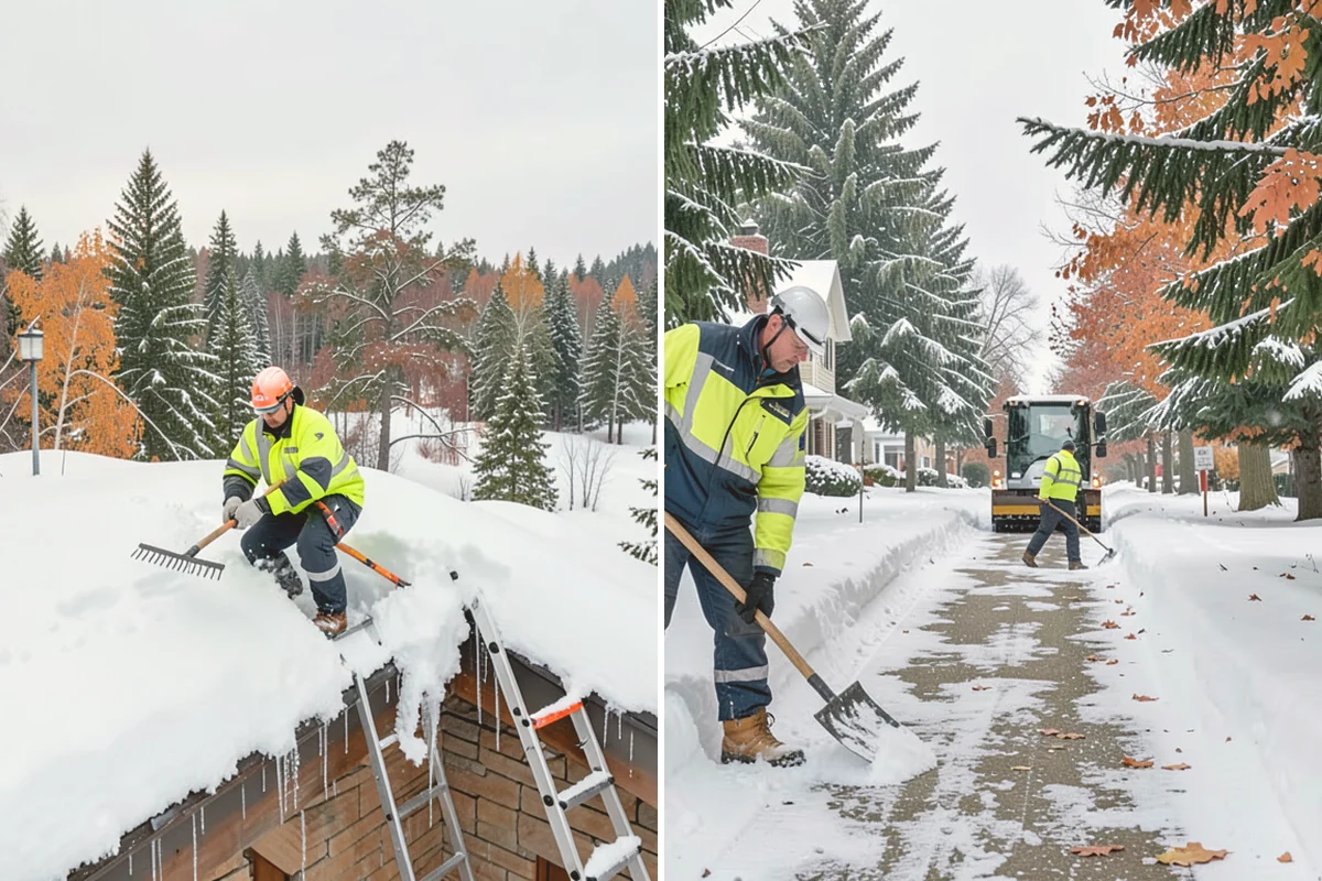 Parking Lot Snow Hauling in Bothell, King County, WA - We assess pile volume and available loading access