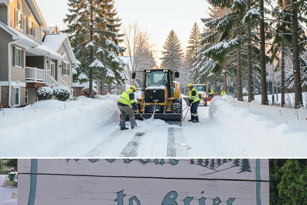 Parking Lot Snow Hauling in Brier, Snohomish County, WA - Hauling is needed after heavy or repeated storms, most often in January and February.