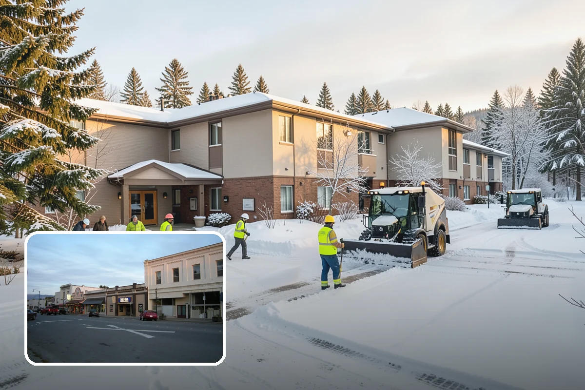Parking Lot Snow Hauling in Burlington, Skagit County, WA - Recovers stalls lost to oversized piles