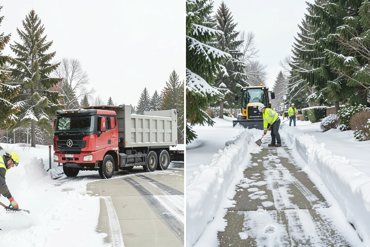 Parking Lot Snow Hauling in Burlington, Skagit County, WA - We assess pile volume and available loading access