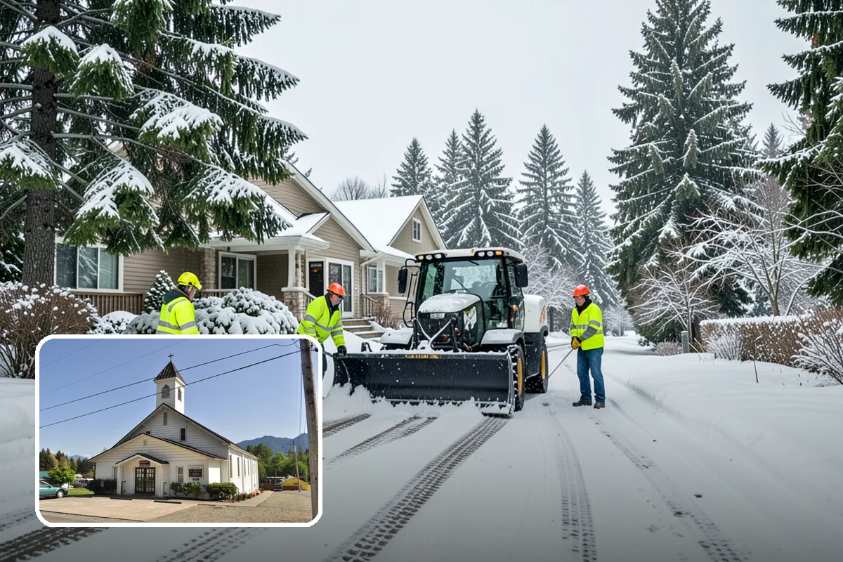 Parking Lot Snow Hauling in Concrete, Skagit County, WA - Recovers stalls lost to oversized piles