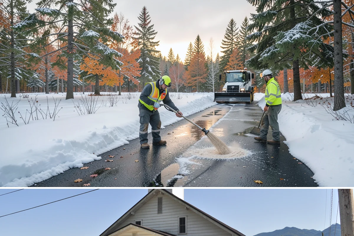 Parking Lot Snow Hauling in Concrete, Skagit County, WA - Hauling is needed after heavy or repeated storms, most often in January and February.