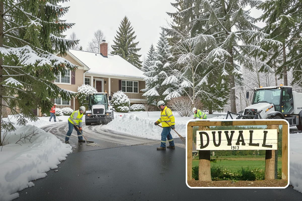 Parking Lot Snow Hauling in Duvall, King County, WA - Recovers stalls lost to oversized piles