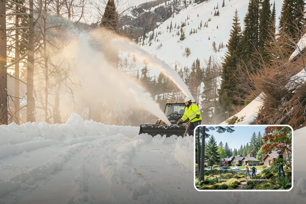 Parking Lot Snow Hauling in Edgewood, Pierce County, WA - Recovers stalls lost to oversized piles