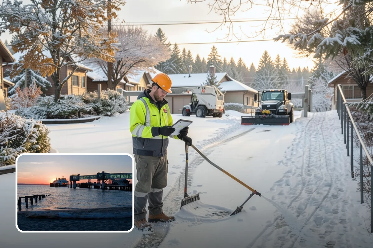 Parking Lot Snow Hauling in Edmonds, Snohomish County, WA - Recovers stalls lost to oversized piles
