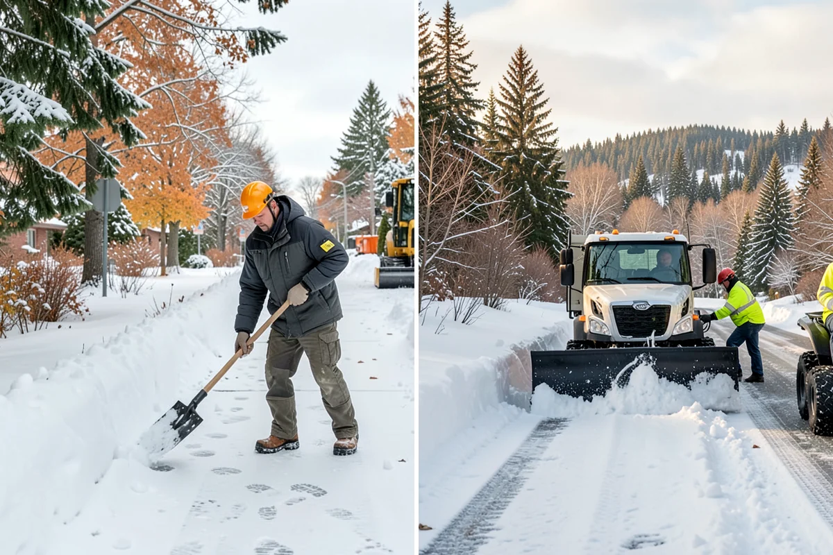 Parking Lot Snow Hauling in Everett, Snohomish County, WA - We assess pile volume and available loading access