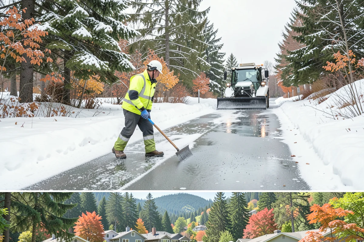 Parking Lot Snow Hauling in Fircrest, Pierce County, WA - Hauling is needed after heavy or repeated storms, most often in January and February.