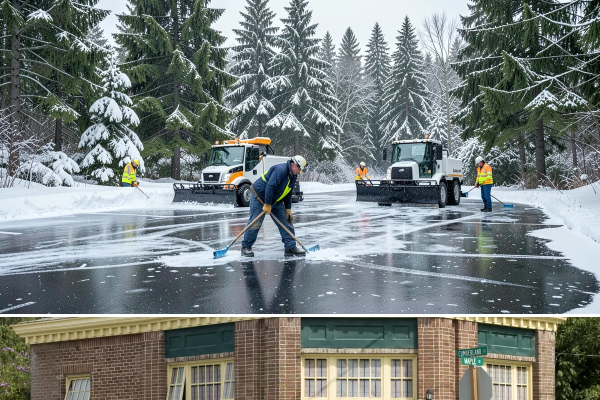 Parking Lot Snow Hauling in Hamilton, Skagit County, WA - Hauling is needed after heavy or repeated storms, most often in January and February.