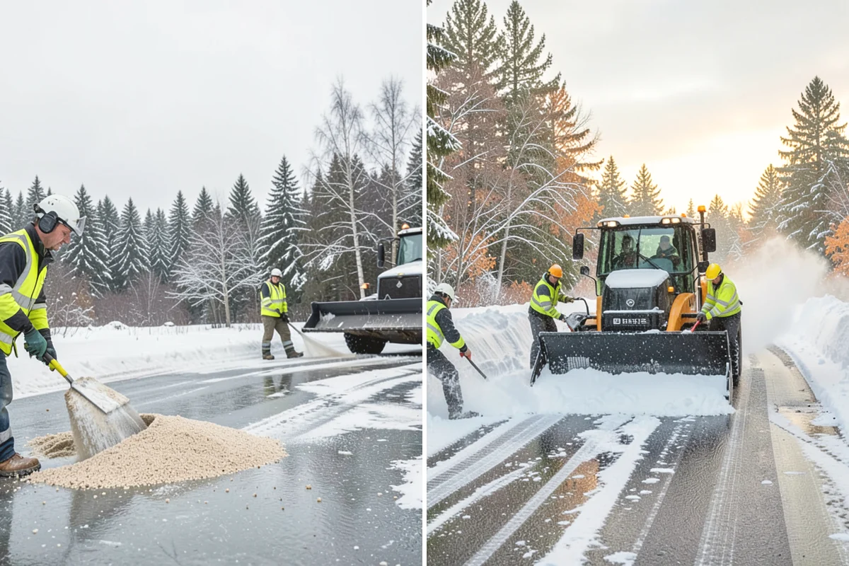 Parking Lot Snow Hauling in Issaquah, King County, WA - We assess pile volume and available loading access