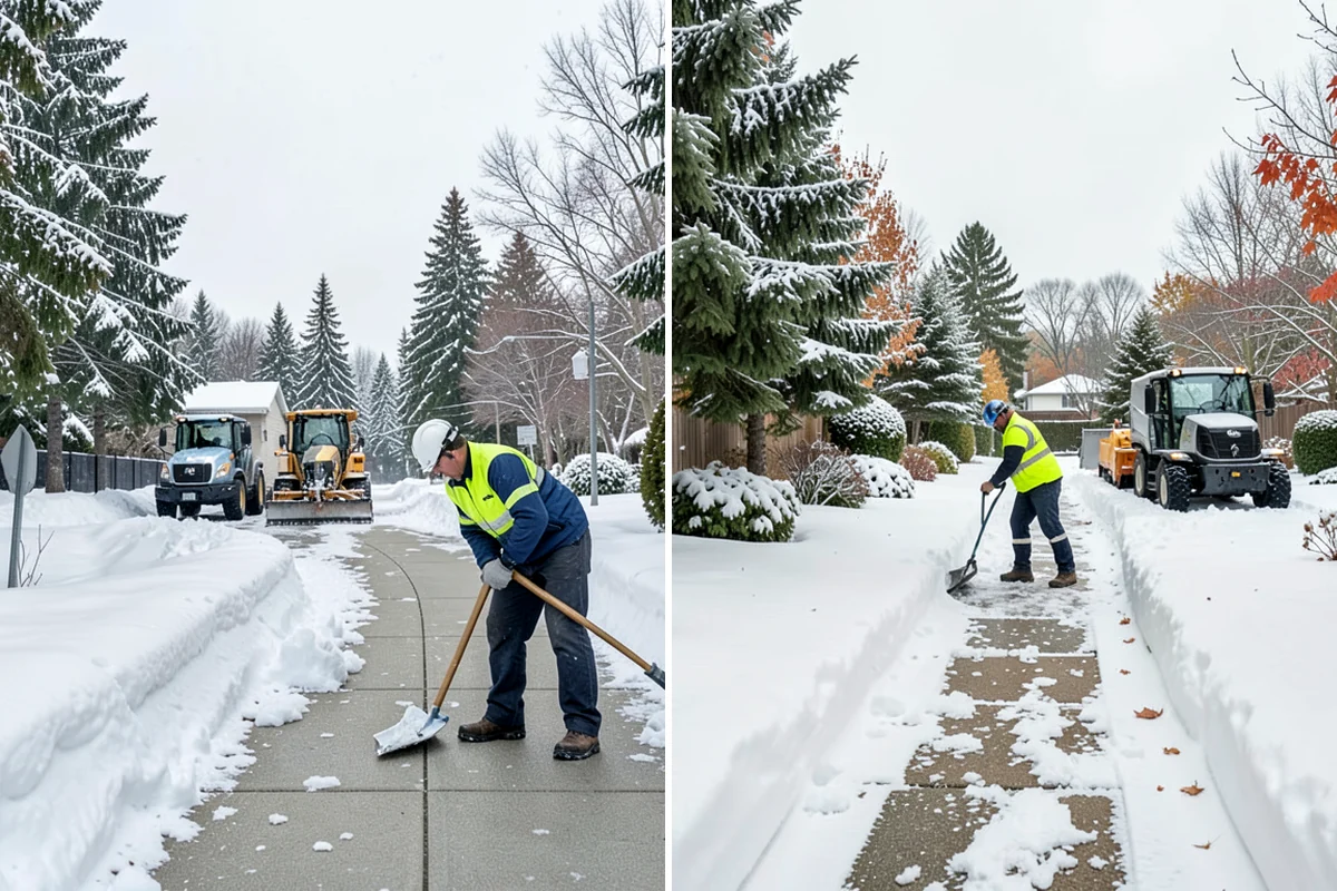 Parking Lot Snow Hauling in Kenmore, King County, WA - We assess pile volume and available loading access