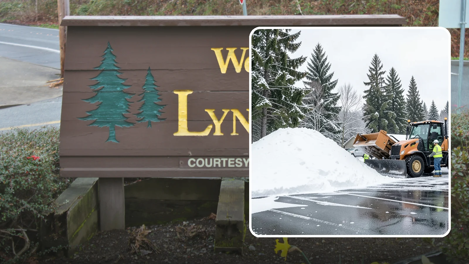 Parking Lot Snow Hauling in Lynnwood, Snohomish County, WA - When wet Cascade snow piles higher than your lot can hold, we haul it off-site to reclaim your stalls.