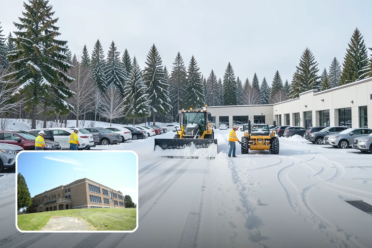 Parking Lot Snow Hauling in Maple Valley, King County, WA - Recovers stalls lost to oversized piles