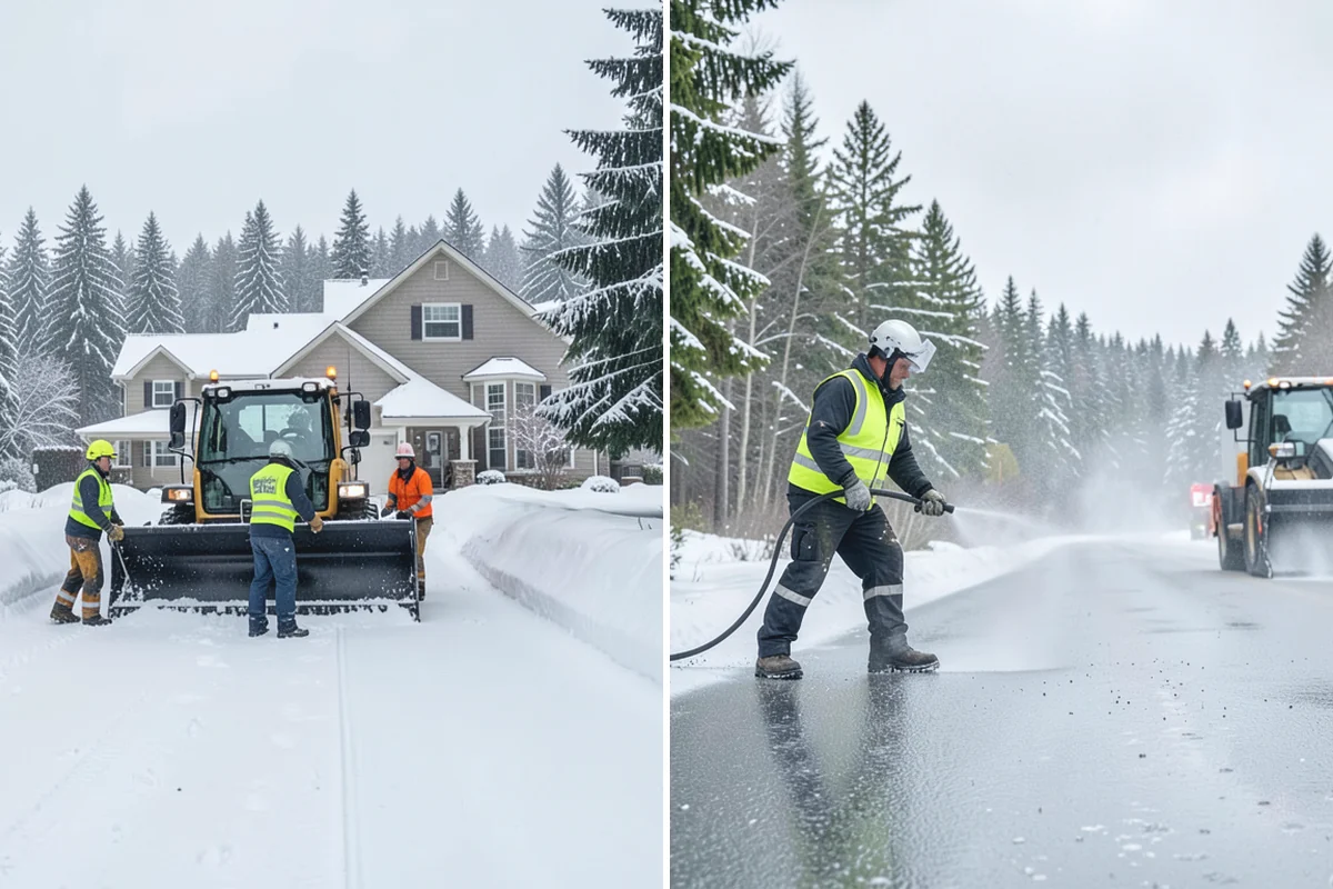 Parking Lot Snow Hauling in Marysville, Snohomish County, WA - We assess pile volume and available loading access