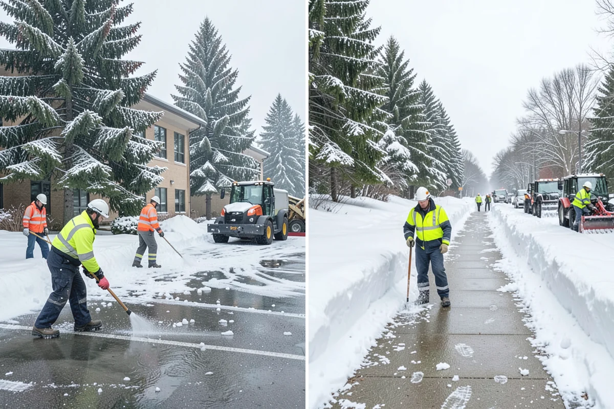 Parking Lot Snow Hauling in Medina, King County, WA - We assess pile volume and available loading access