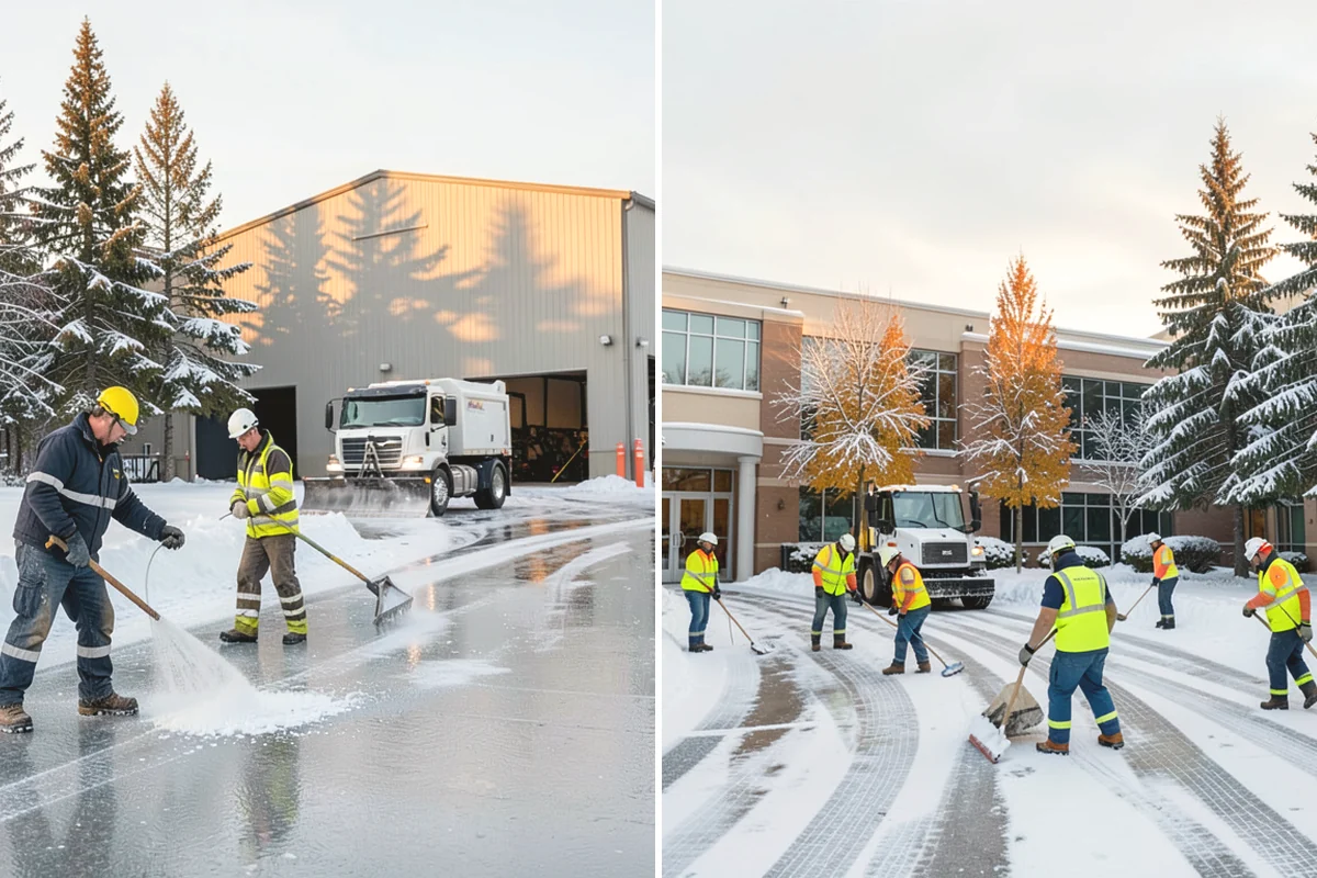 Parking Lot Snow Hauling in Mill Creek, Snohomish County, WA - We assess pile volume and available loading access