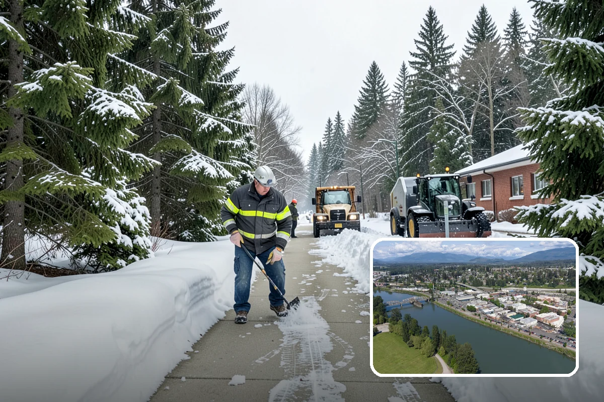 Parking Lot Snow Hauling in Mount Vernon, Skagit County, WA - Recovers stalls lost to oversized piles