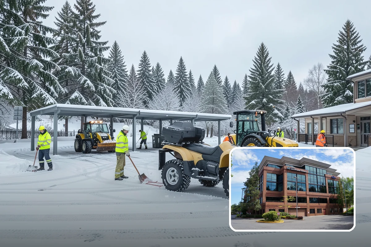 Parking Lot Snow Hauling in Mountlake Terrace, Snohomish County, WA - Recovers stalls lost to oversized piles