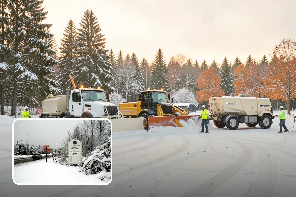 Parking Lot Snow Hauling in Newcastle, King County, WA - Recovers stalls lost to oversized piles