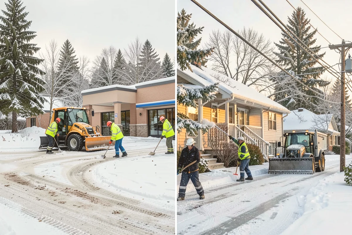 Parking Lot Snow Hauling in Newcastle, King County, WA - We assess pile volume and available loading access